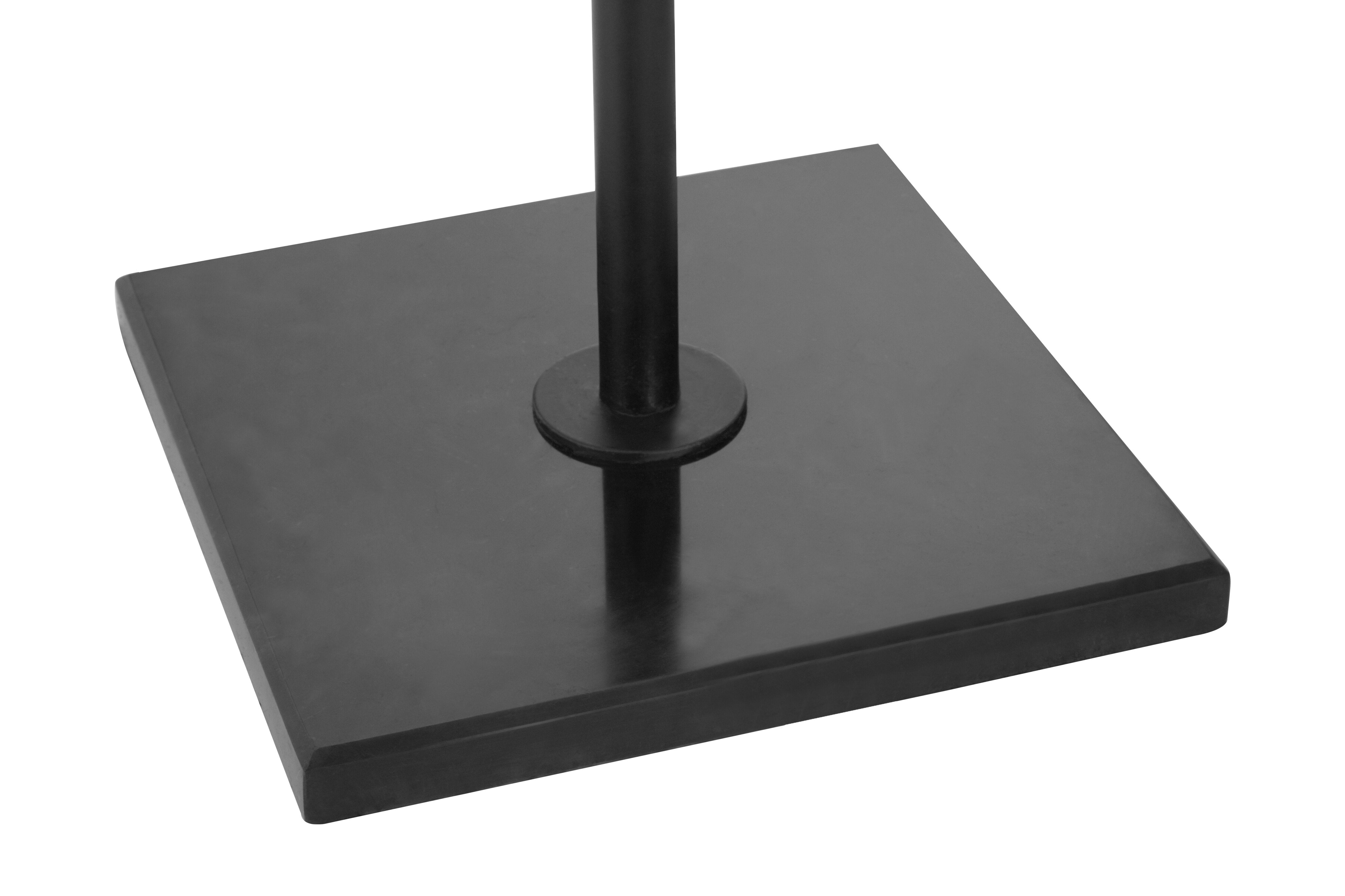 Candace Townhouse Black Iron & Crystal Glass Table Lamp